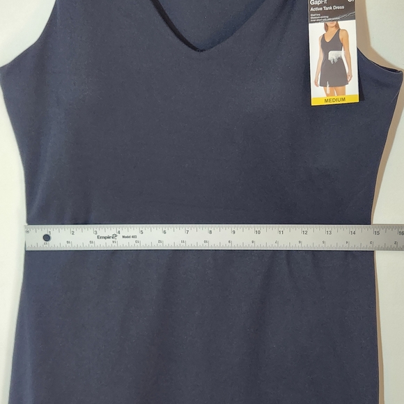 Gap Fit Sleeveless Black Athletic Mini Dress Size Medium NWT - Picture 8 of 11